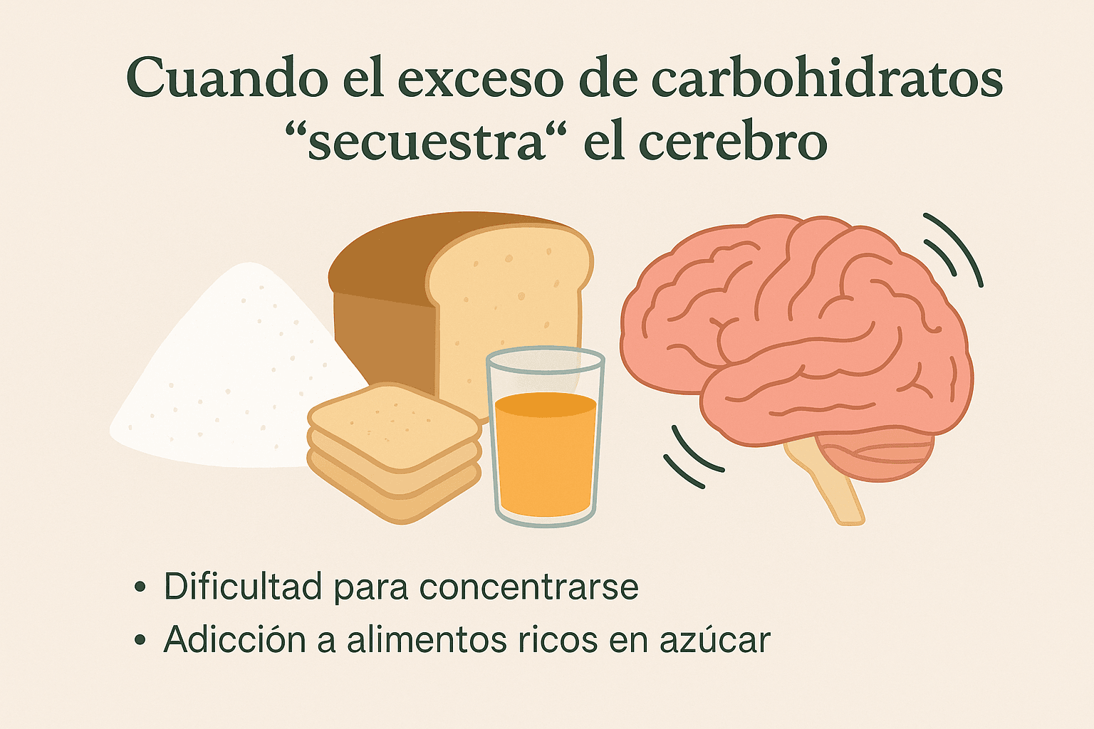 Cuando el exceso de carbohidratos secuestra el cerebro