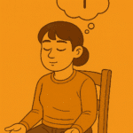 Lola Nakula practicando su hábito de meditación con la técnica del conteo